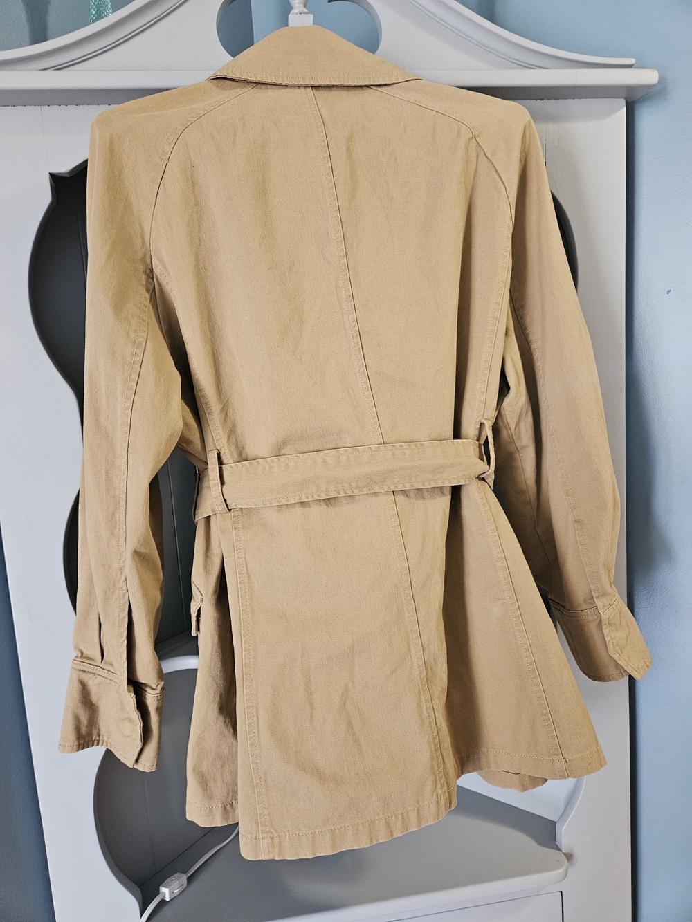7 For All Man Kind Utility Belted Jacket Cotton Camel Colour (XL?) - Picture 6 of 7